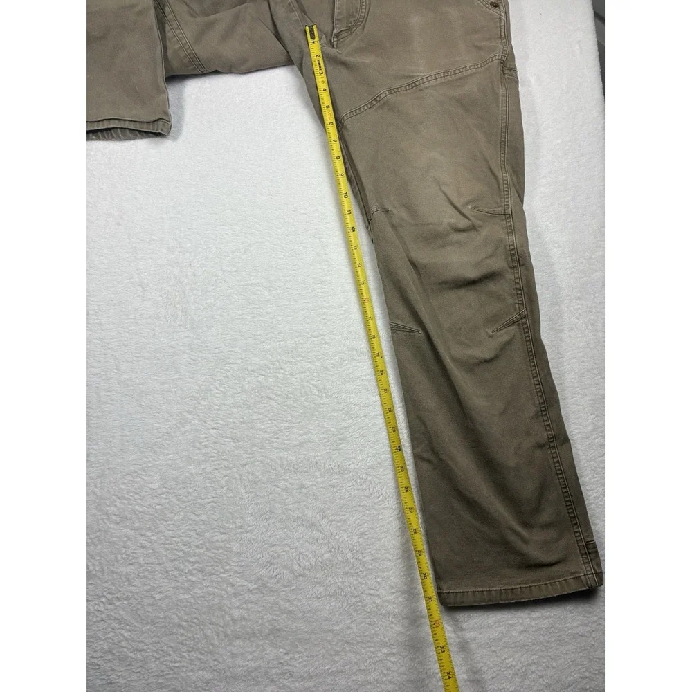 Kuhl The Law Pants 36x32 Men's Patinadye Brown Canvas Hiking Gorpcore